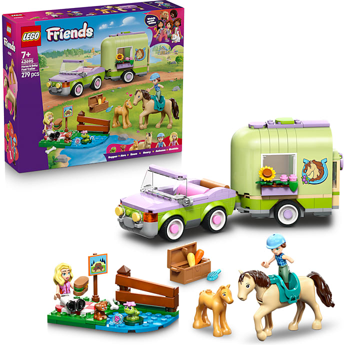 LEGO Friends Heste- og føltrailer 42695