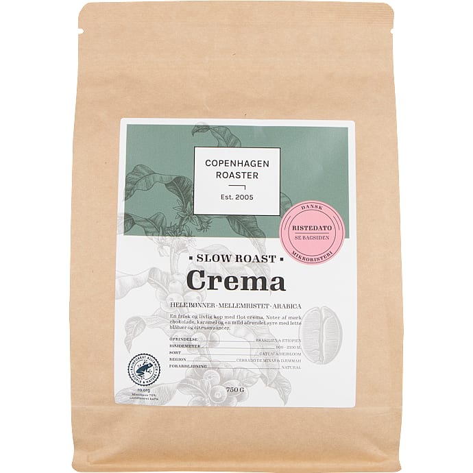 Crema hele bønner – produktbillede