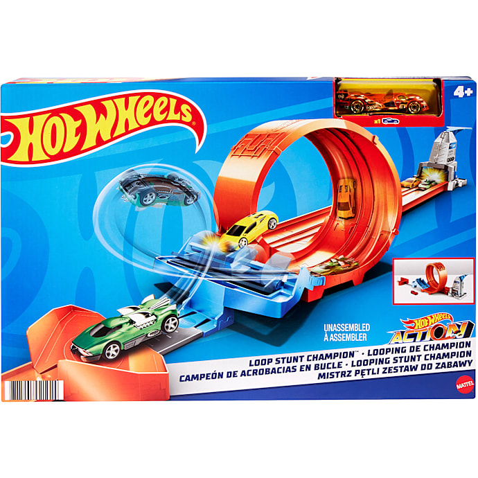Hot Wheels Loop Stunt Champion-banesæt – flere varianter – assorteret<BR>