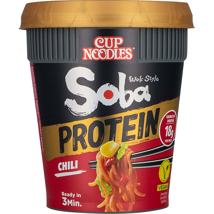 Instant nudler m. ærteprotein og chilisauce – produktbillede
