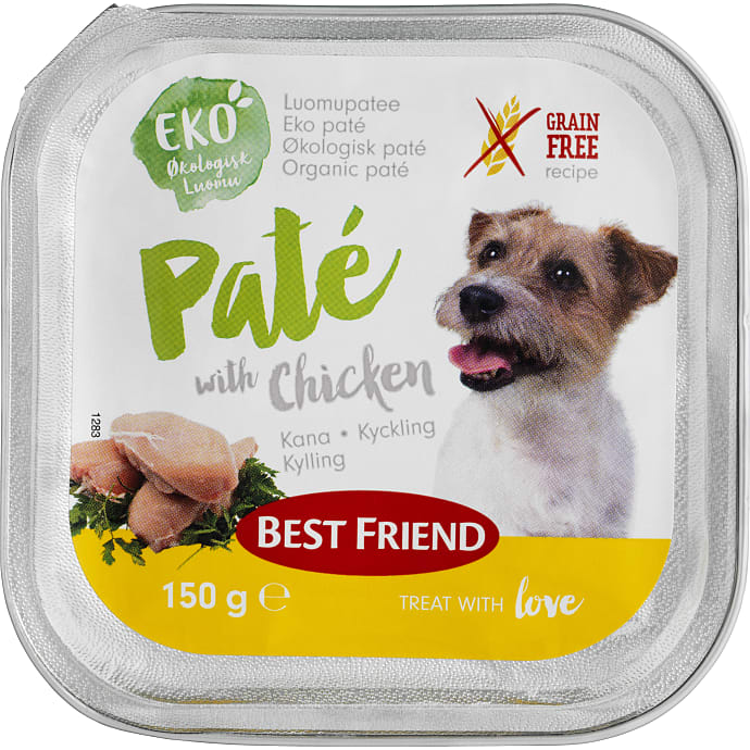 Paté m. kylling kornfri øko