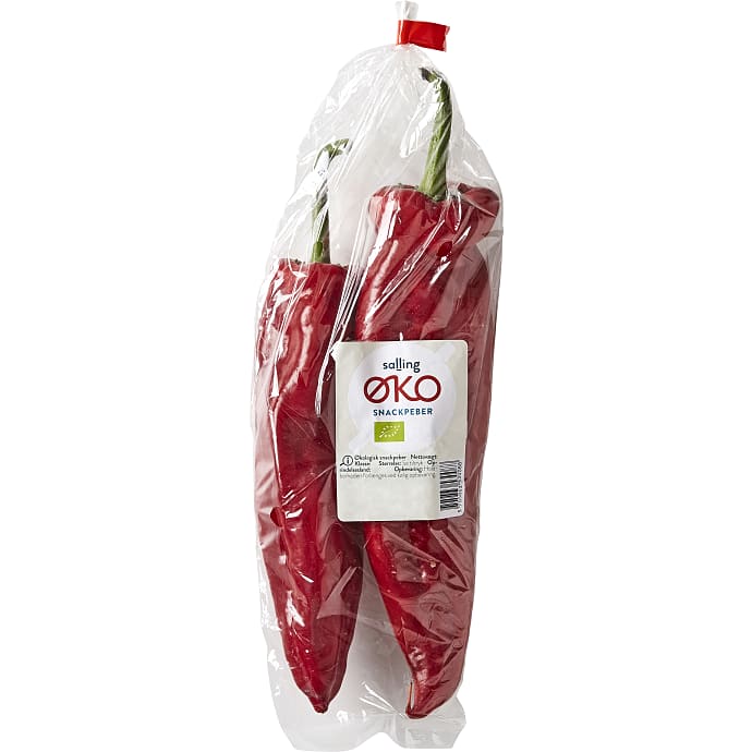 Rød snackpeber øko