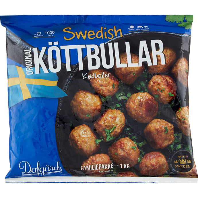 Svenskinspireret kødboller