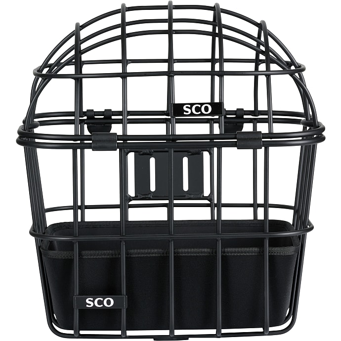 SCO Cykelhundekurv Sort