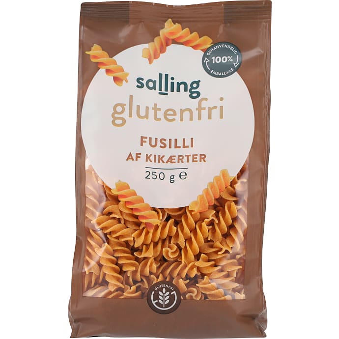Fusilli af kikærter glutenfri