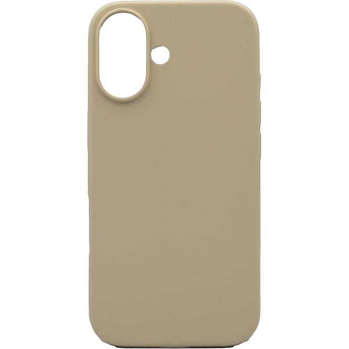 Leki iPhone 16 Cover Silikone Sand