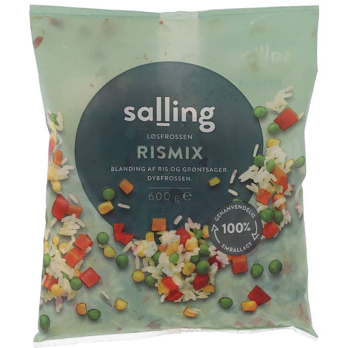 Salling Ris med Grøntsager
