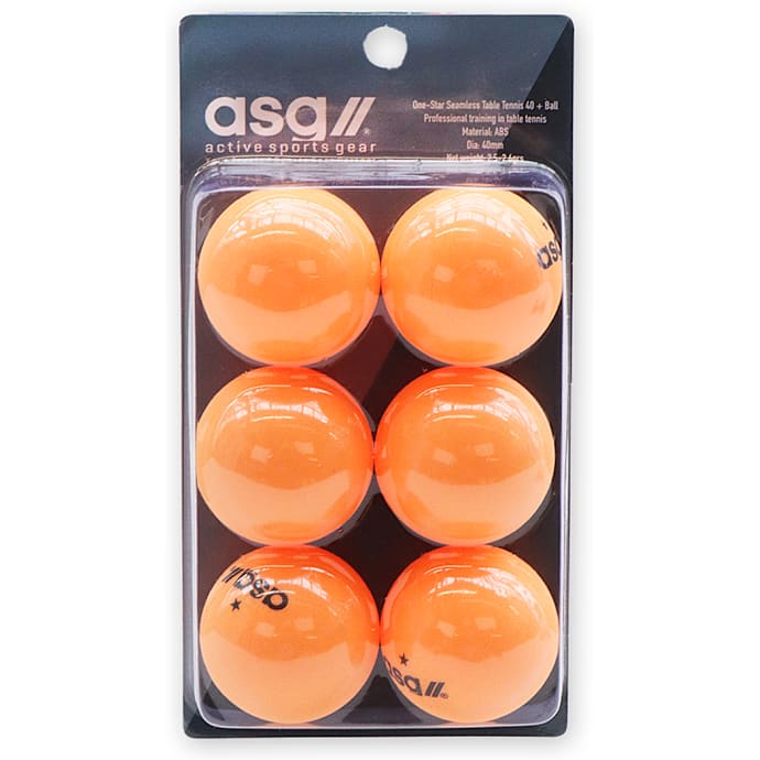 ASG Bordtennisbolde 6-pak orange