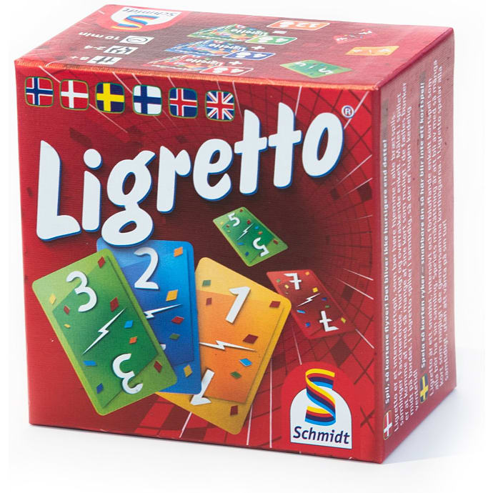Schmidt Ligretto Rødt Kortspil