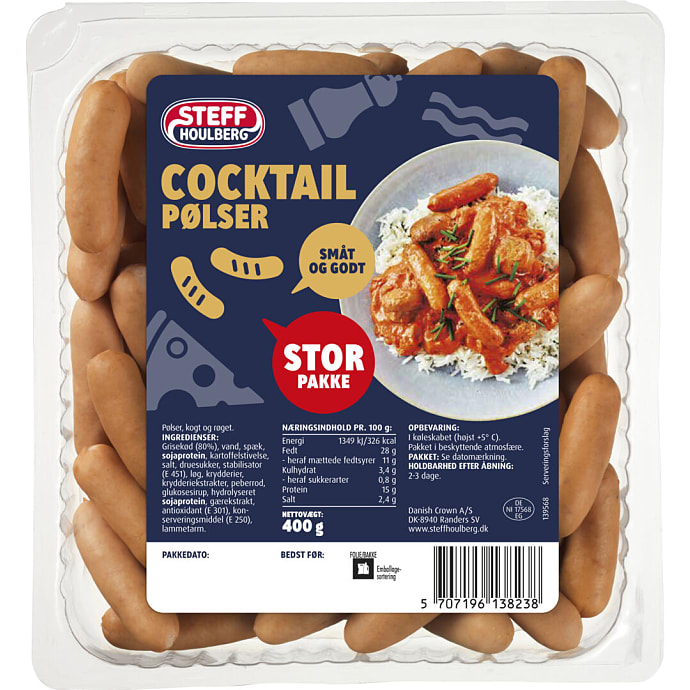 Steff Houlberg Cocktailpølser