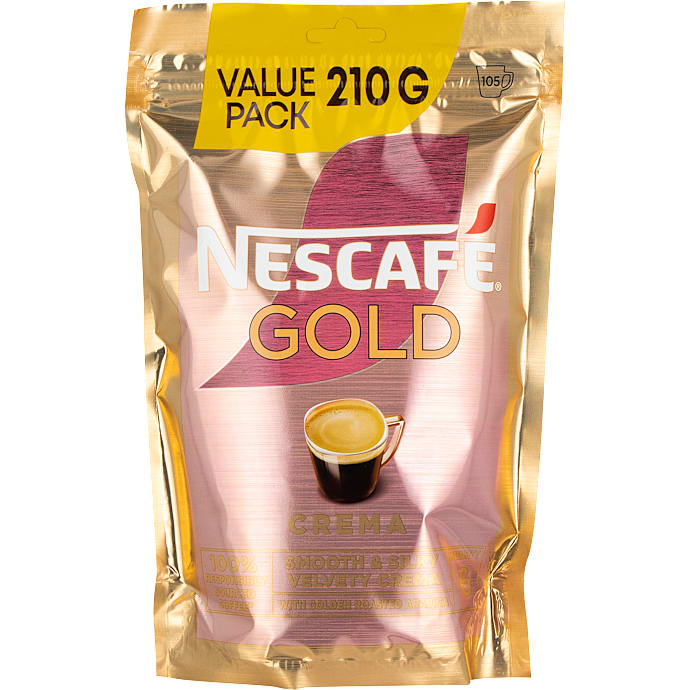 Nescafé Gold Crema Refill instantkaffe 210 g