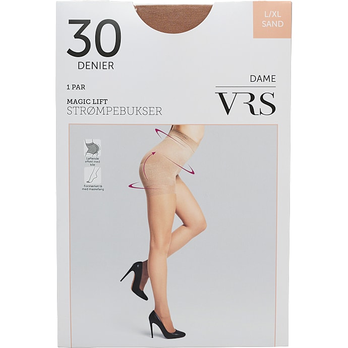 VRS Woman Magic Lift Strømpebukser L/XL Sand