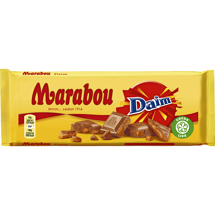 Mælkechokolade m. karamel – produktbillede