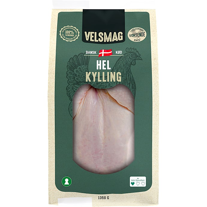 Velsmag Hel kylling 1350 g