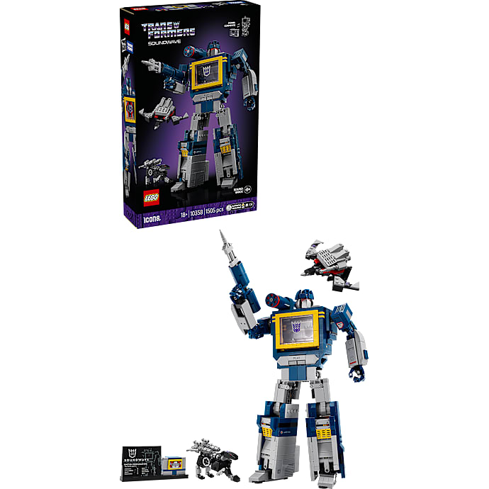 LEGO Icons Transformers Soundwave 10358