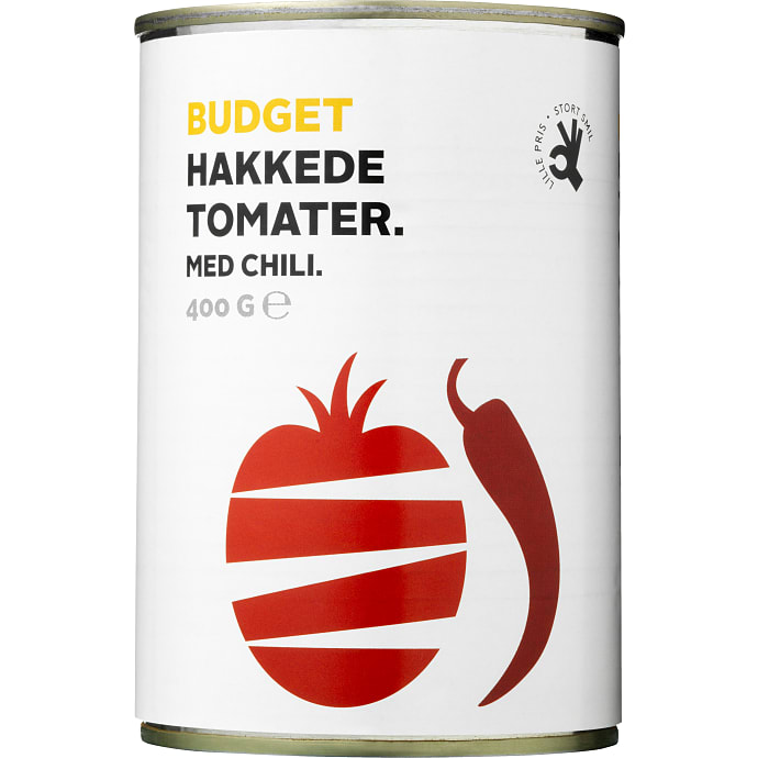 Budget Hakkede Tomater m. Chili