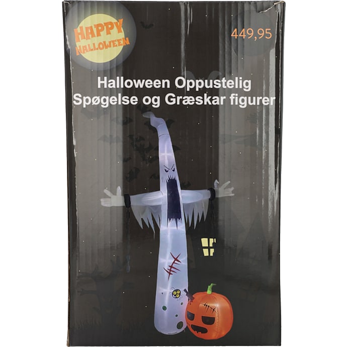 Halloween opusteligt spøgelse - hvid