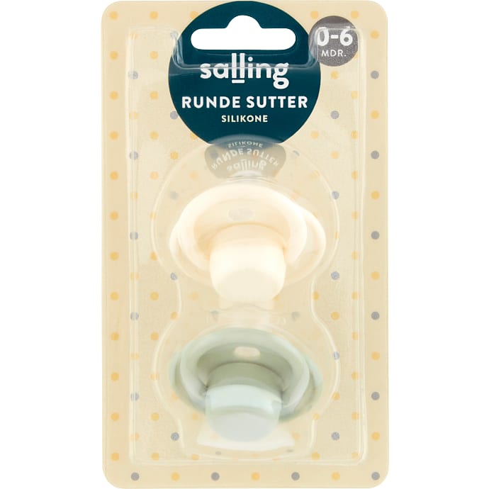 Runde sutter silikone 0-6 mdr.