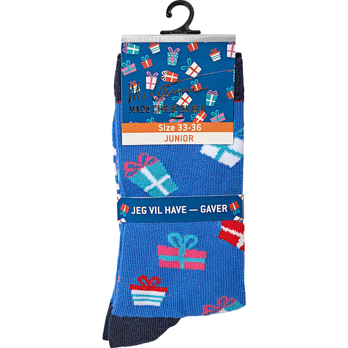 Mads Christensen Herre Strømper str. 37/40 Blå