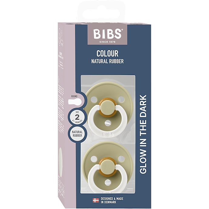 Bibs Selvlysende runde sutter latex 6+ mdr.