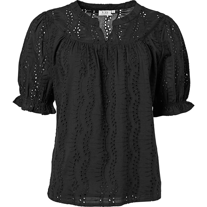 VRS dame bluse str. 2XL - sort 1 stk.