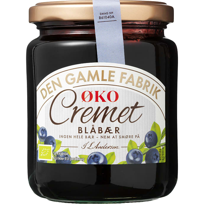 Cremet blåbærmarmelade øko