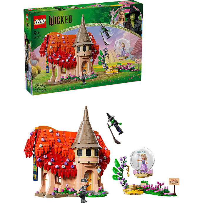 LEGO Wicked Glinda og Elphaba besøger Munchkinland 75690