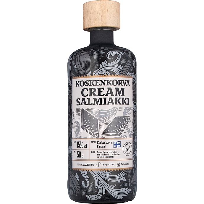 Cremelikør m. salmiak