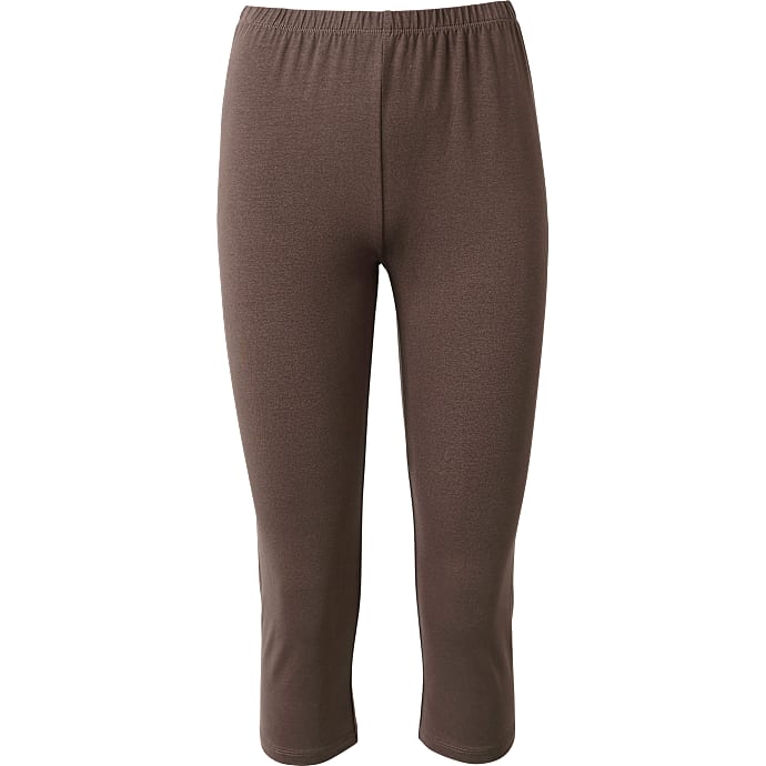 VRS dame capri leggings str. S - brun