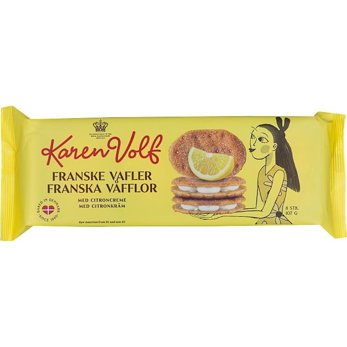 Franske vafler m. citroncreme