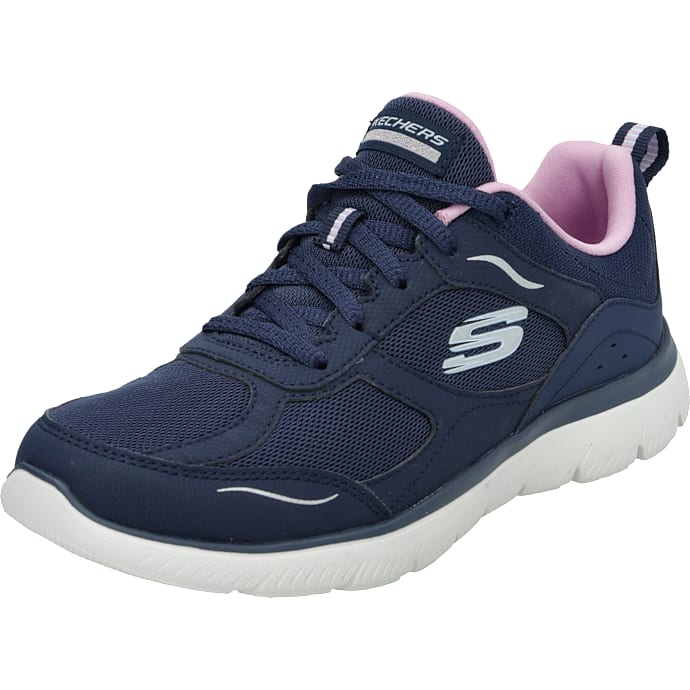 Skechers Dame Sneakers Navy