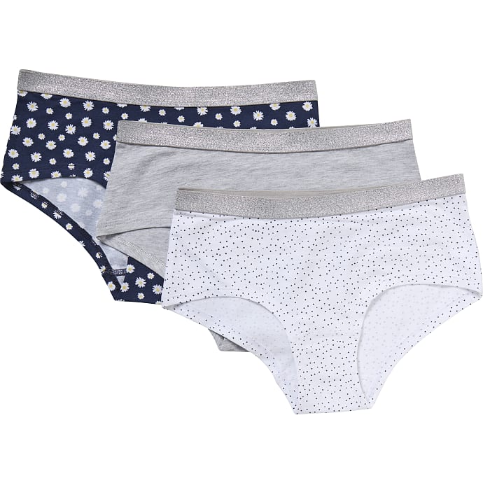 VRS teen 3-pak hipster str. 146/152 - multifarvet