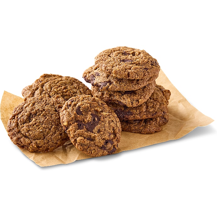 Chokoladecookies m. nødder