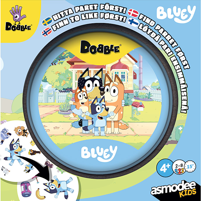Dobble Bluey Nordic kortspil
