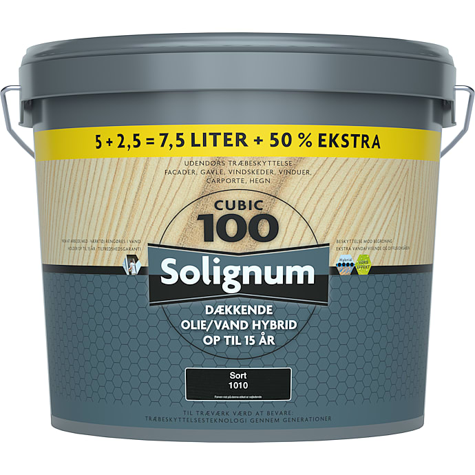 Solignum Cubic 100 træbeskyttelse sort