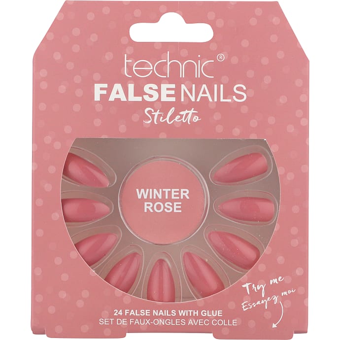 Technic Kunstige negle Winter Rose