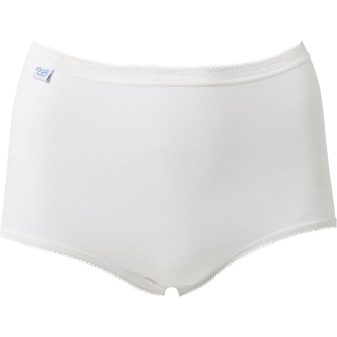 Sloggi dame 3-pak maxi str. 40 - hvid