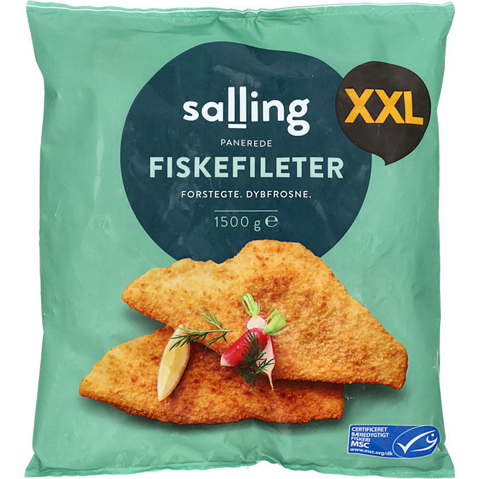 Panerede fiskefileter