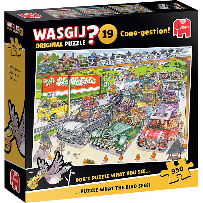 Wasgij Kø på vejen Puslespil 950 brikker