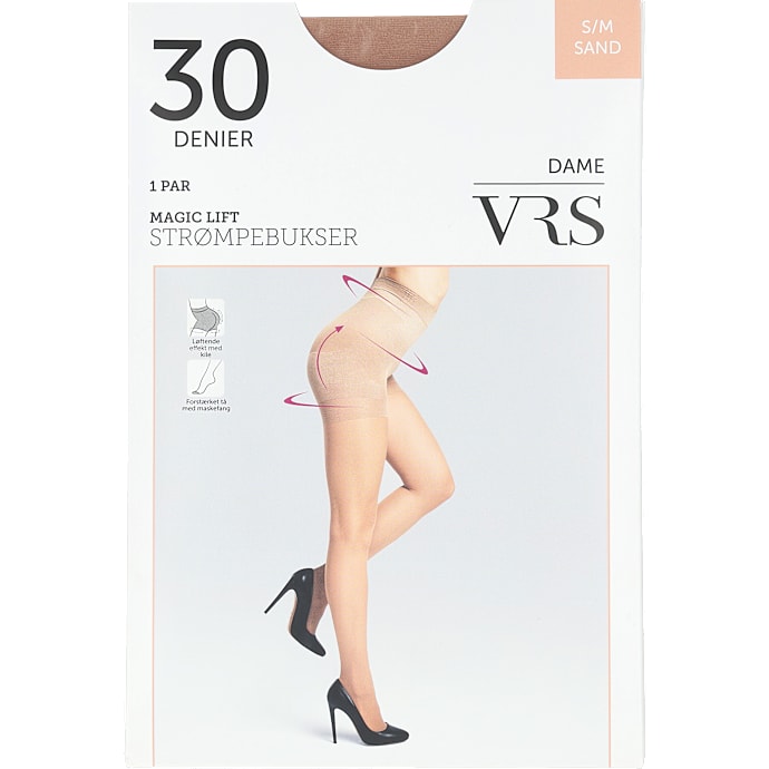 VRS Woman Magic Lift Strømpebukser S/M Sand