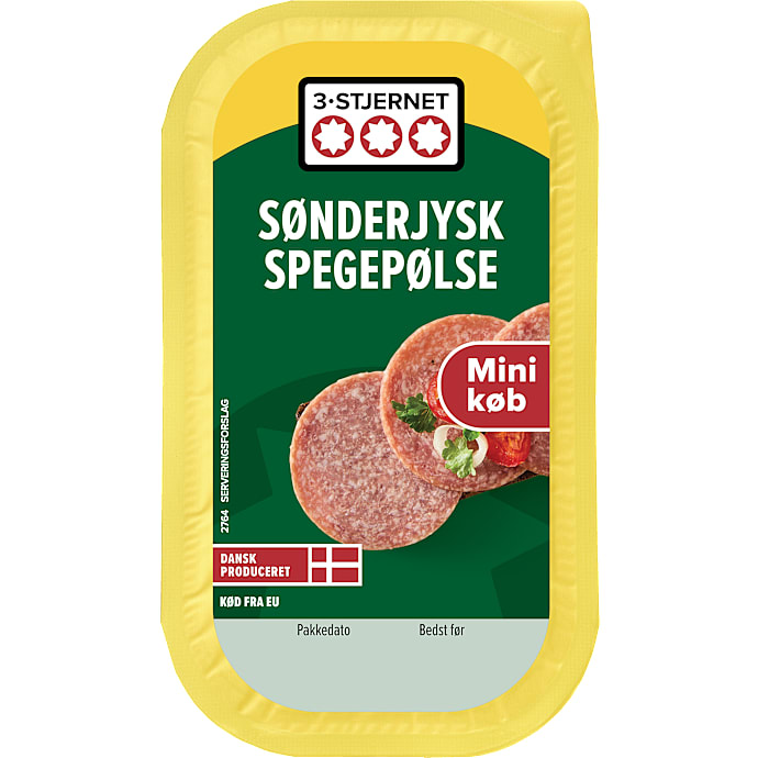Sønderjysk spegepølse i skiver