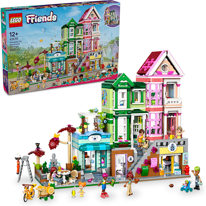 LEGO Friends Heartlake City Lejligheder og Butikker 42670