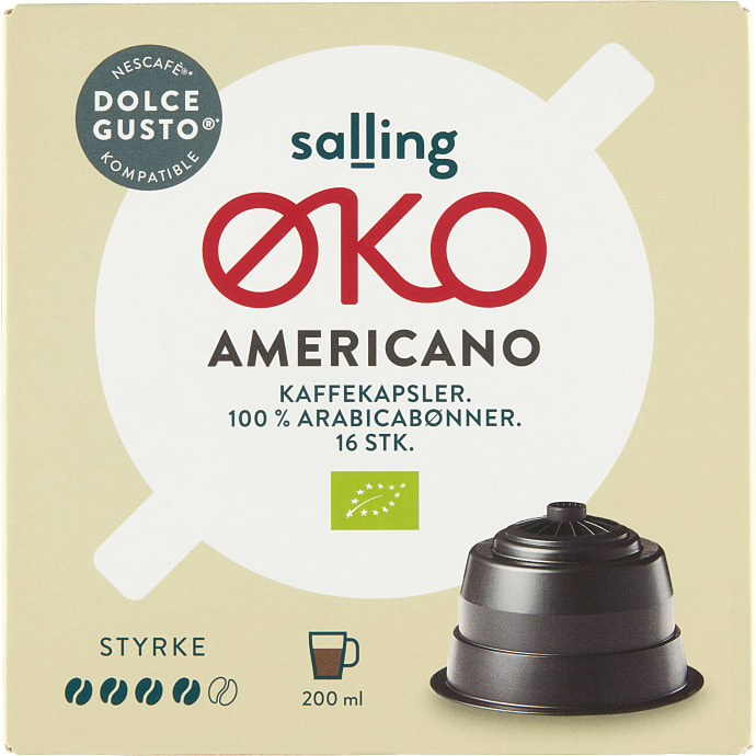 Salling ØKO Americano Kaffekapsler øko