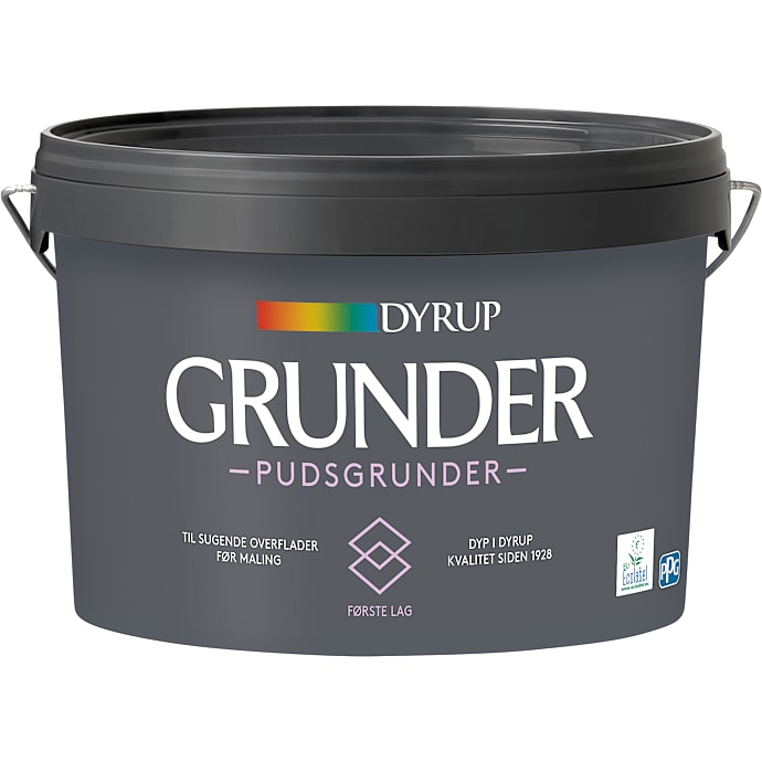 DYRUP pudsgrunder 2,25 liter - hvid
