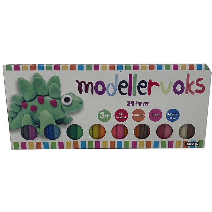 Andre Mærker Modellervoks i 24 farver 1 stk.