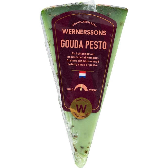 Gouda m. grøn pesto