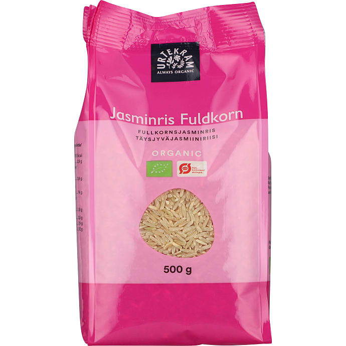 Urtekram Fuldkornsjasminris øko 500 g