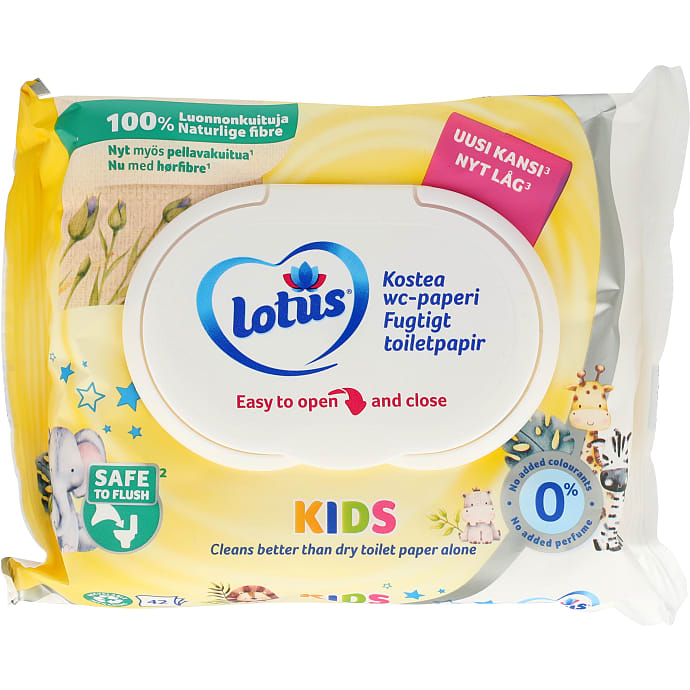 Lotus Fugtigt toiletpapir 42 stk