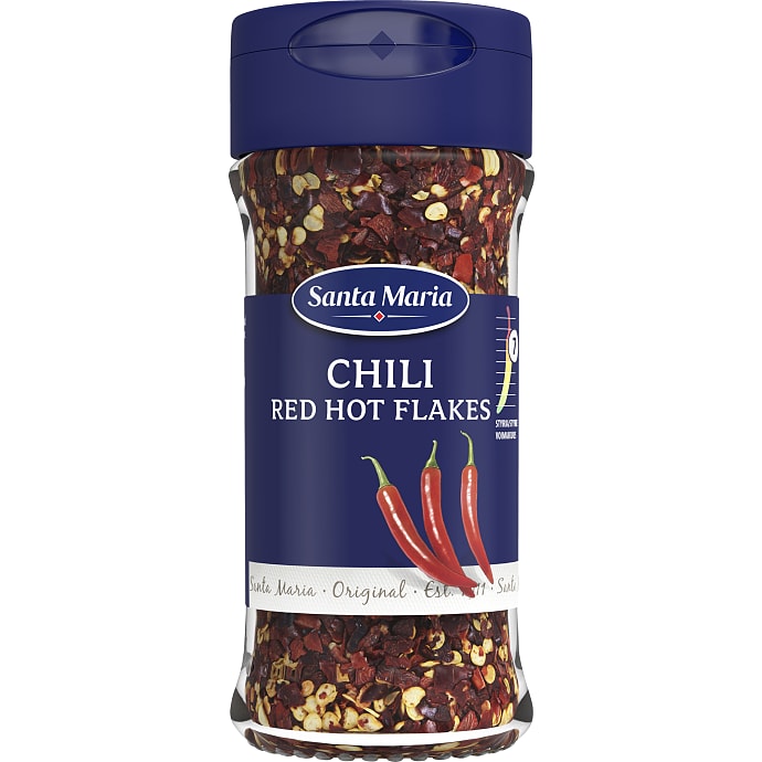 Santa Maria Chilipeber flager 28 g