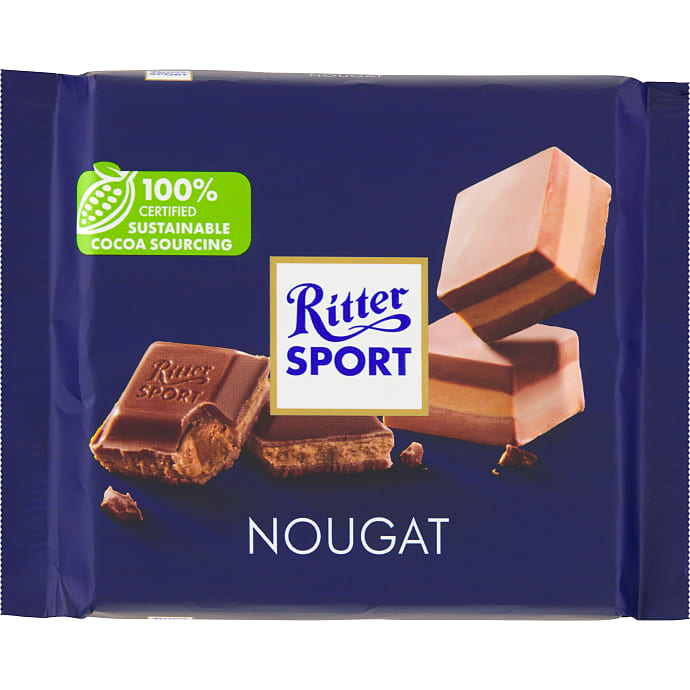 Mælkechokolade m. nougatfyld